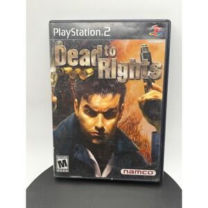Dead to Rights Sony PlayStation 2 PS2 Namco 2002 Action Shooter CIB Complete